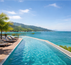 Apartamento à venda em Ubatuba com piscina e vista para o mar, localização privilegiada ideal para moradia ou investimento.